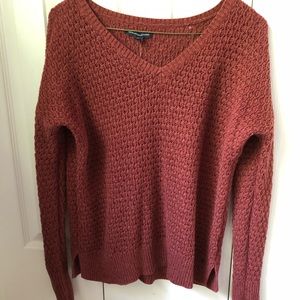 dark pink/purple sweater